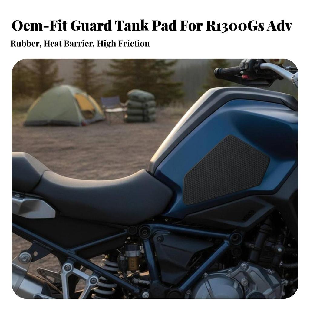 2 Pieces Fuel Tank Side Pad Slim for Touring, Commuting