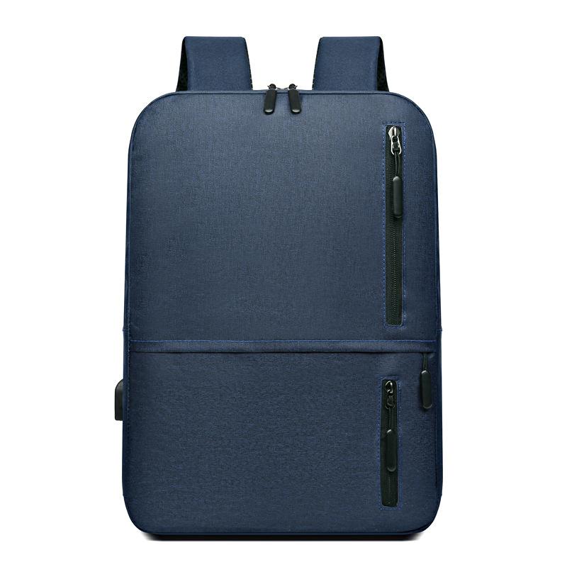 Men's Oxford Cloth Business Commuter Computer Bag Large Capacity Business Travel Backpack Rechargeable USB Bag