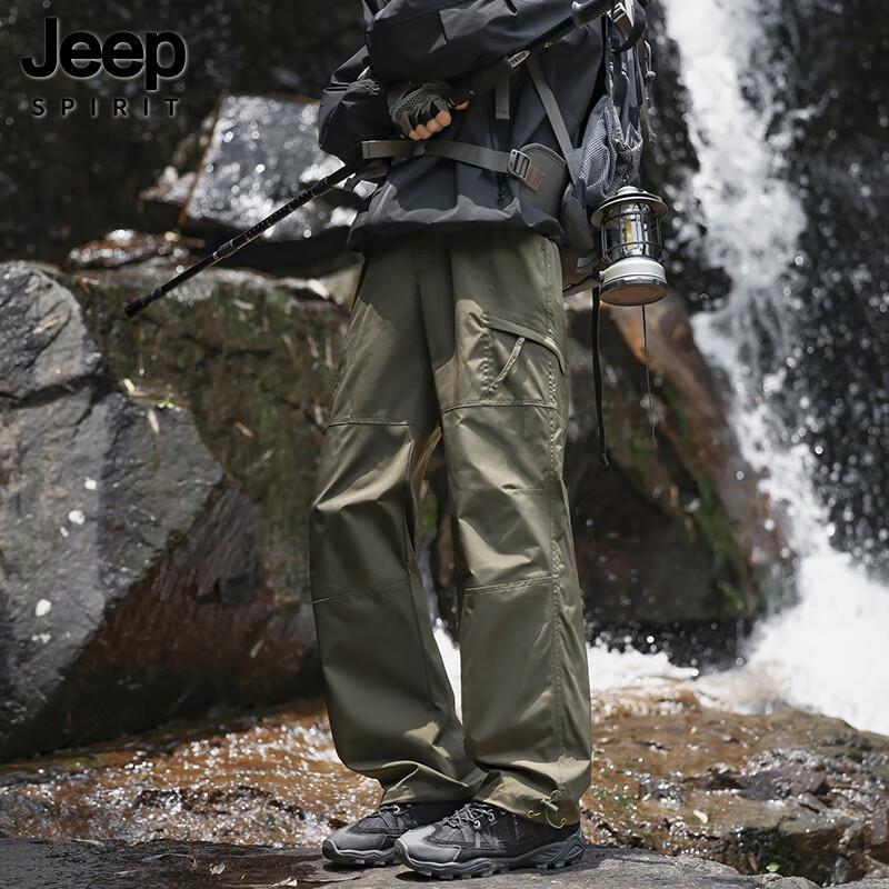 

JEEP SPIRIT Men s Loose Fit Straight Leg Cargo Pants XL