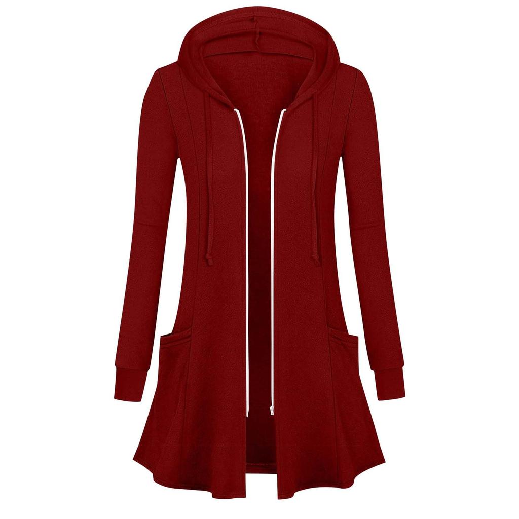 Women's Winter Coat Jacket Long Sleeve Horn Button Plush Warm Coat