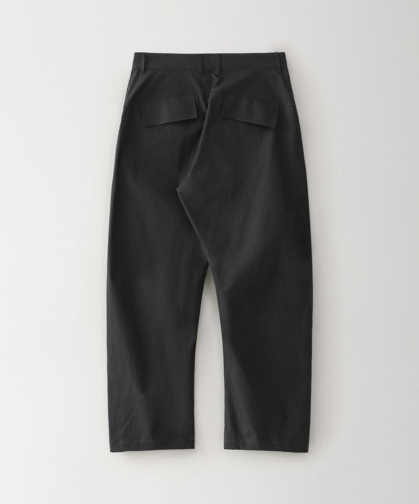 Beullusseonpeullawo Over Pocket Semi-Wide Cargo Pants [Charcoal]