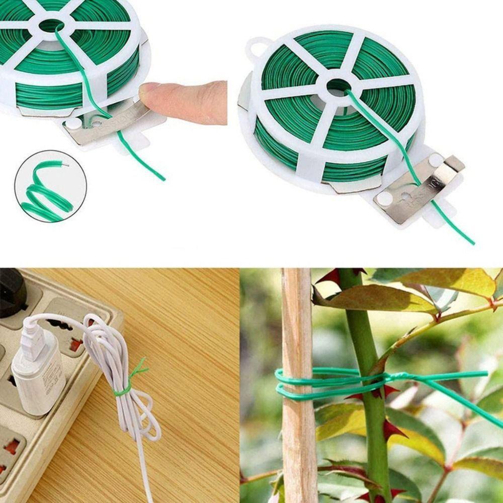 Plant Twist Ties Garden Cable Ties 20/50/100m Plant Bundle Iron Wire