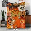 Thunderclan Cats Warrior Cats Collage Blanket, Motivational Quotes Polyester Throw for Dorm Camping Travel, Cat Lovers Gift