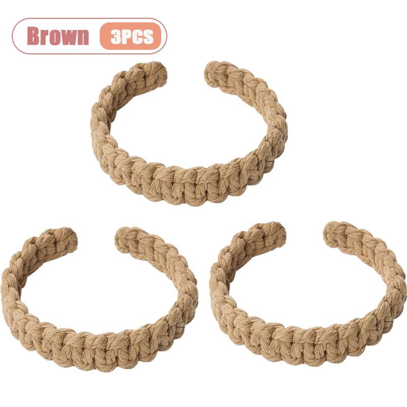 Macrame Curtain Tie Back Hand Woven Cotton Rope Back Tying Strap Versatile Tie for Drapes Blinds and Home Decor