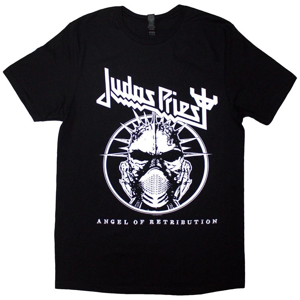 Judas Priest Unisex T-Shirt: Angel Of Retribution Headshot (Black) (Small) XL