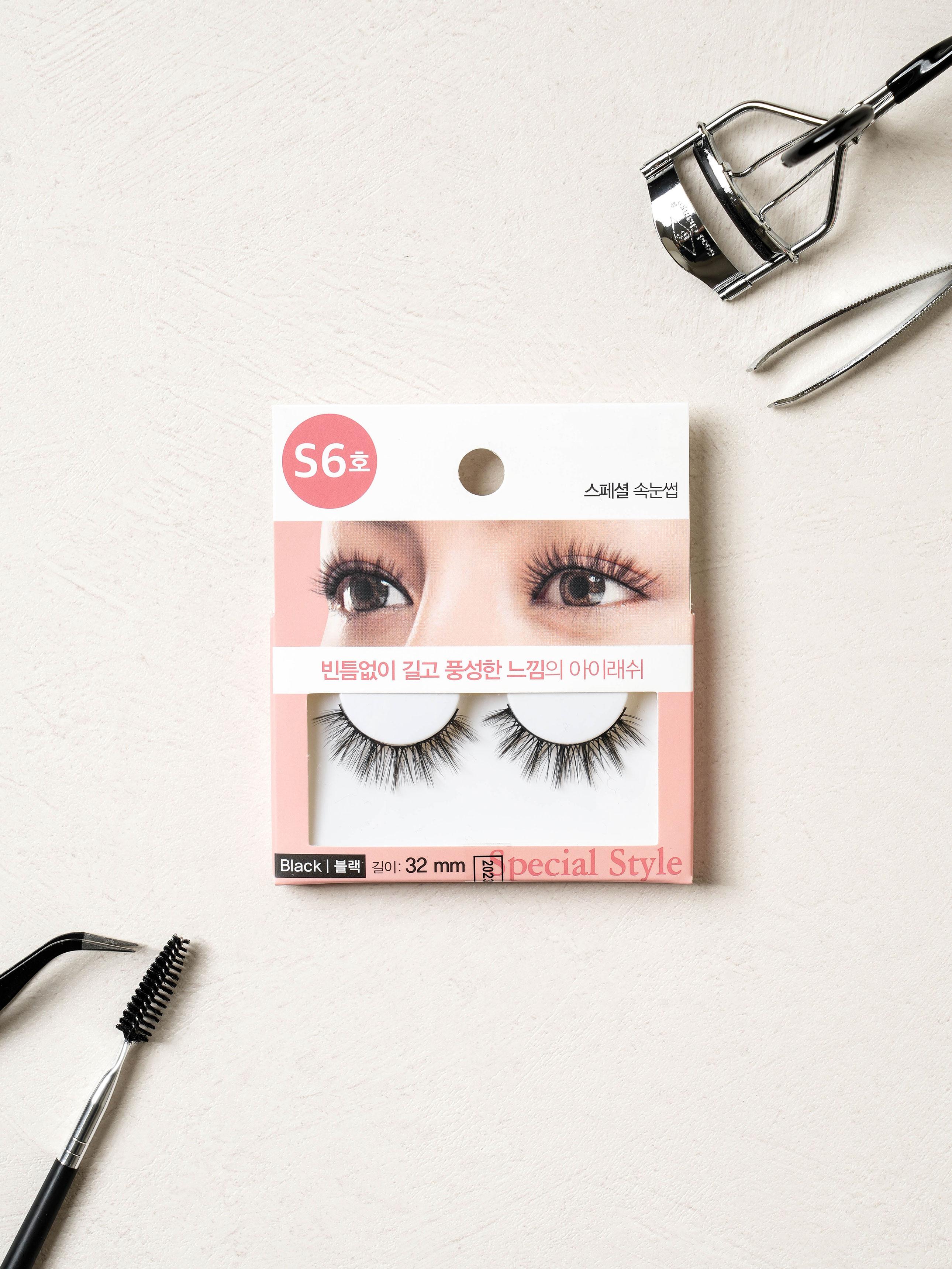 Voluminous False Eyelashes - Style S6 1ea
