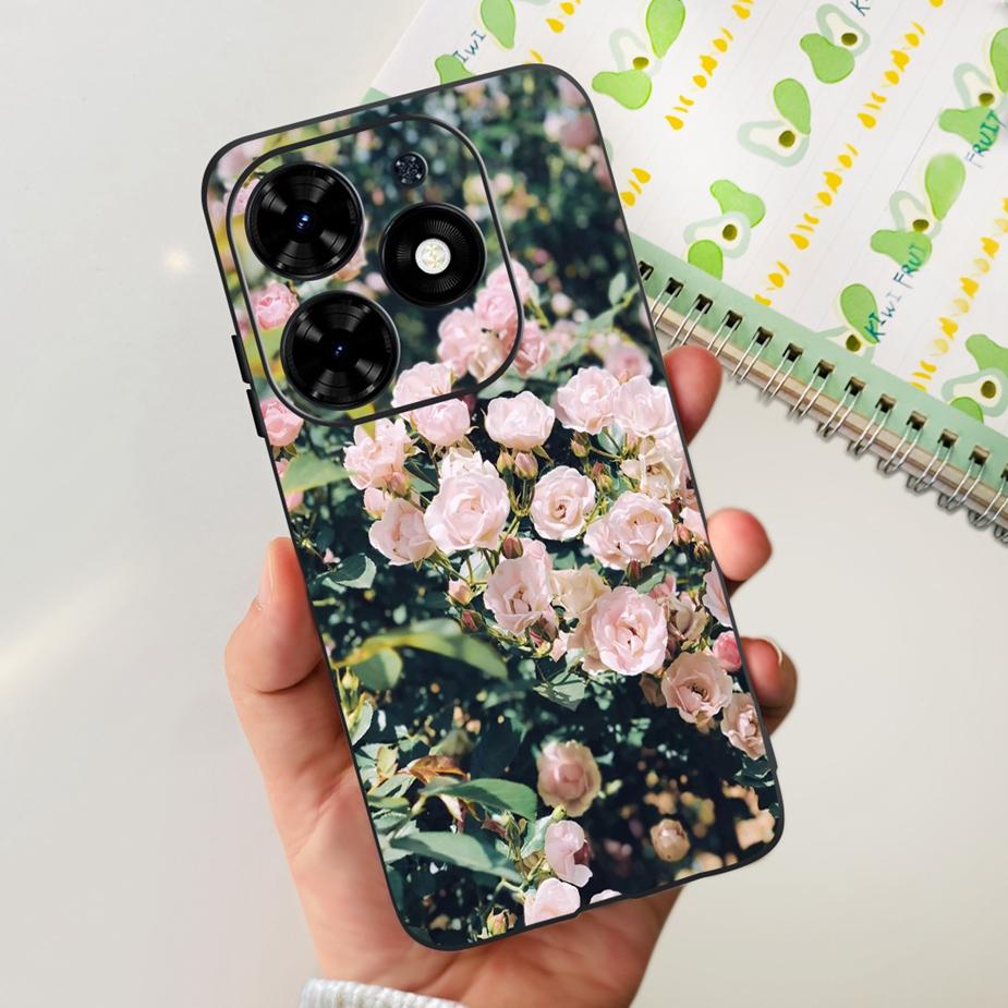 For Infinix Smart 8 Case X6525 Luxury Popular Painted Cover Matte Phone Case For Infinix Smart 8 Smart8 Soft Fundas 6.6'' Bumper