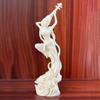 Home Decoration Accessories Ivory Fruit Wood Carving Dunhuang Flying Beauty Ornament Chinese Classical Living Room Decorations