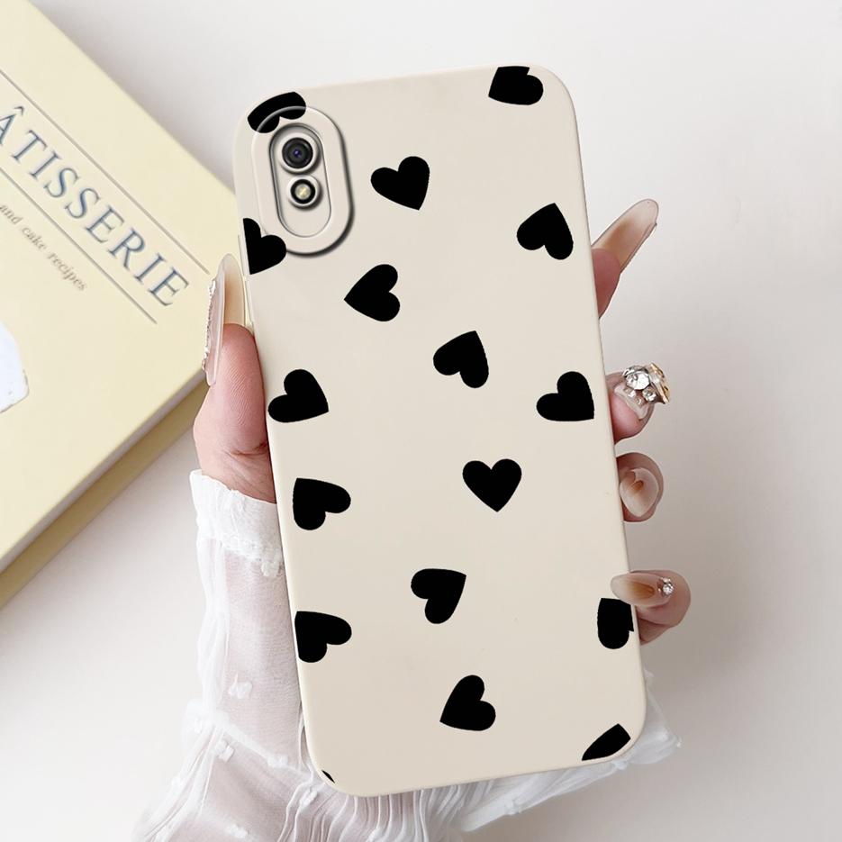 For Xiaomi Redmi 9A Case Luxury Flowers Candy Painted Cover 6.53'' Soft Silicone Phone Case For Redmi 9AT 9A Redmi9A Fundas Capa