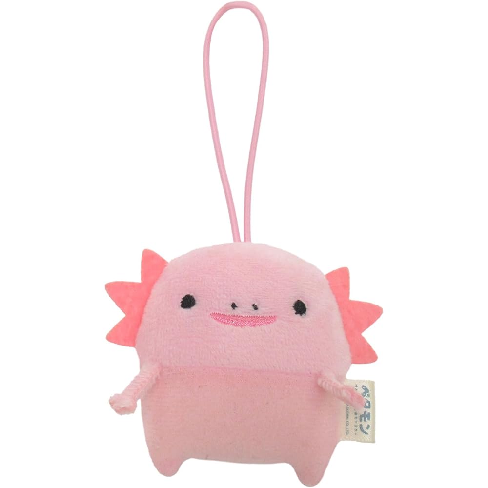

Morisaka Global Petamon Upa-Rupa Plush Keychain 5.5x2.5x6.5cm Cute Animal Charm for Bags and Backpacks
