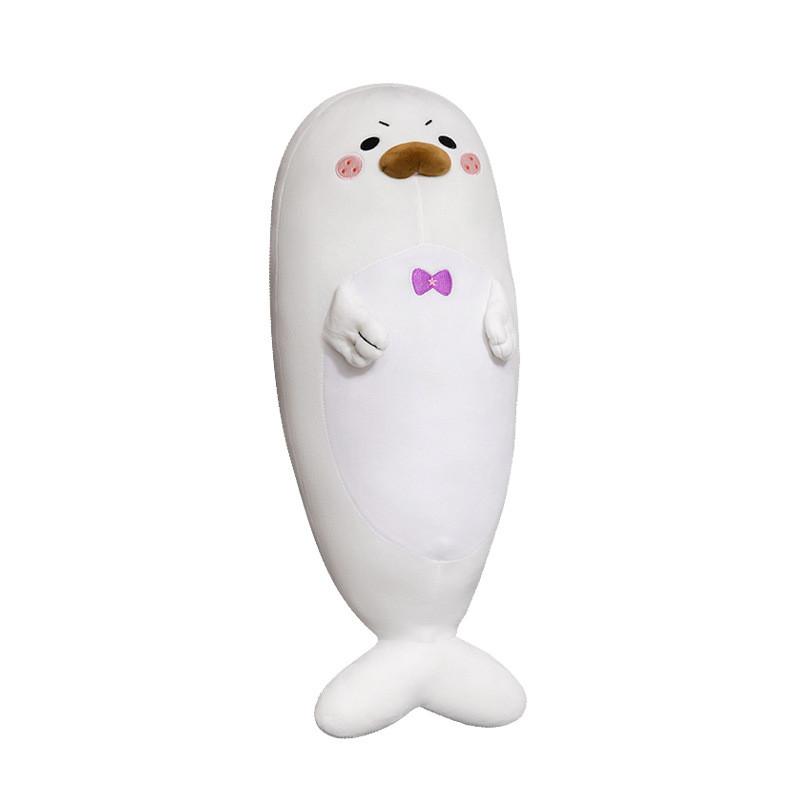 Bow Seal Tie Plush Toy Marine Animal Stuffed Doll Decoration Kids Gift 65cm