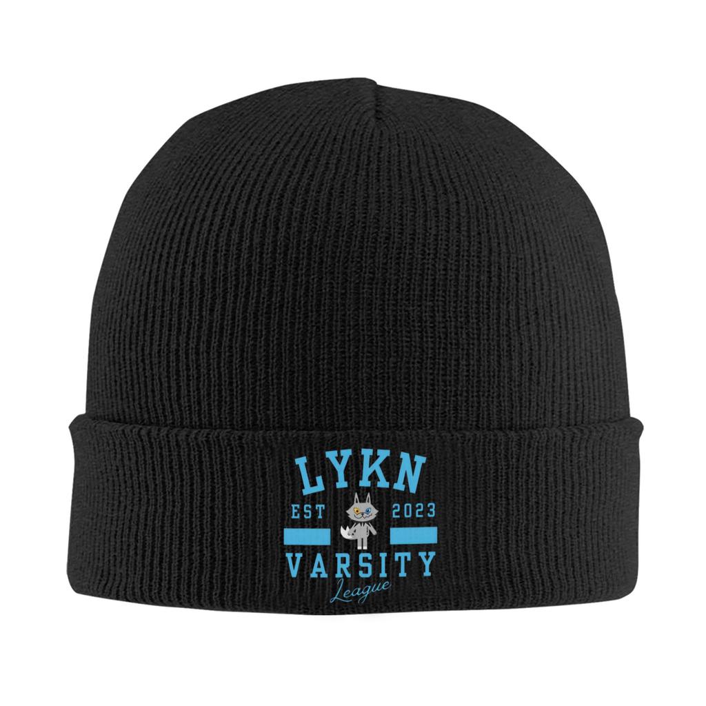 Cute Cartoon LYKN Lykyou Knitted Caps Women's Men's Beanie Autumn Winter Hat Acrylic Crochet Melon Cap
