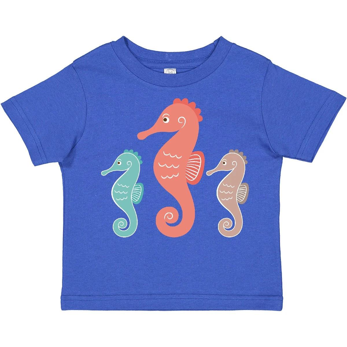 

Inktastic Seahorse Ocean Sea Creatures Toddler T-Shirt Horse Animals Cute Pastel 160