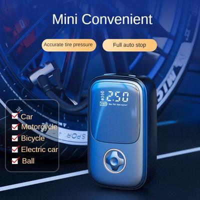 Car Air Compressor Electric Tyre Inflator Pump With LED Lamp For Motorcycle Bicycle Tire Portable Inflatable Pump Air Pump
