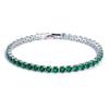 2022 New Fashion Free Shipping Copper Alloy Gold Plated 4MM Cubic Zirconia CZ Diamond Charm Tennis Bracelet for Women