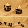 Unique Metal Candle Holder, Creative Forest Theme Ornaments for Living Room
