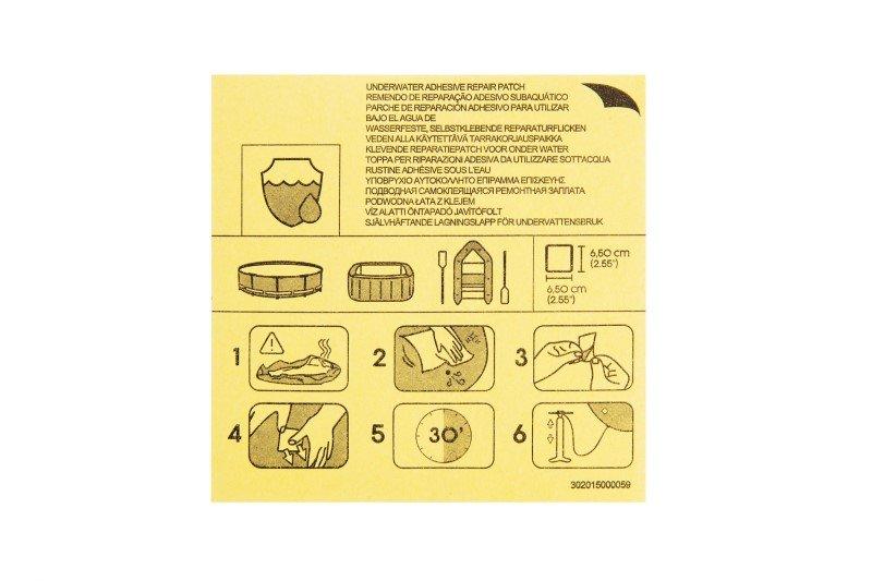 Waterproof Repair Patches 10 Pieces Bestway 62091