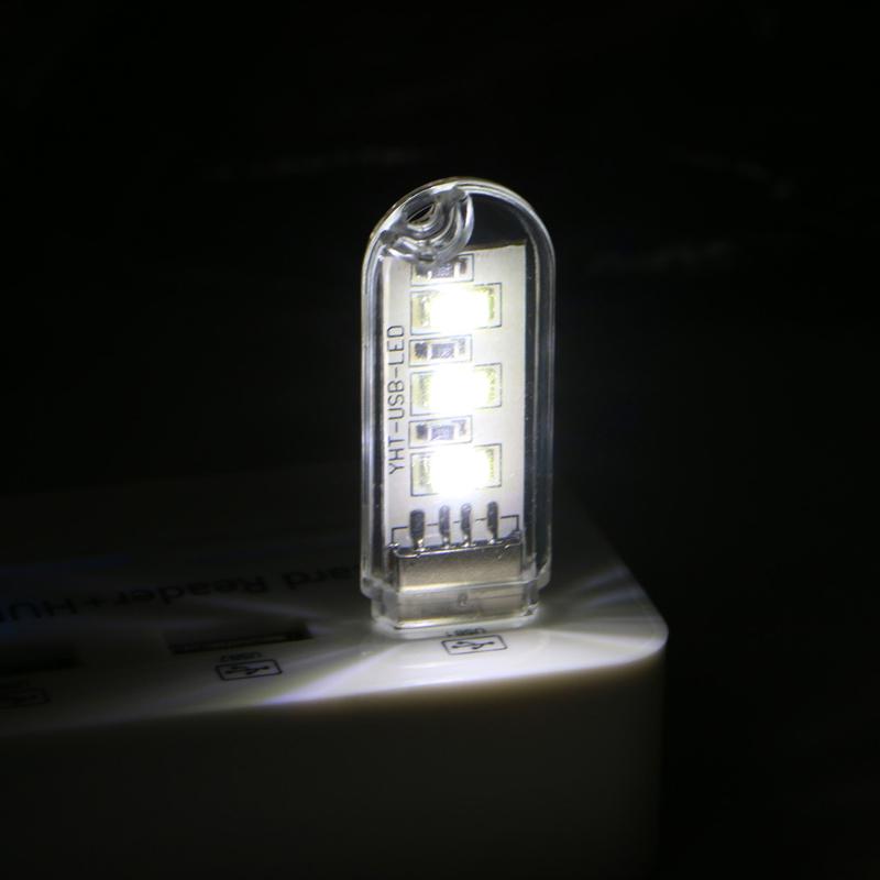Portable Mini Led Night Light Camping Equipment Usb Power 3 Led Light Chips Lamp
