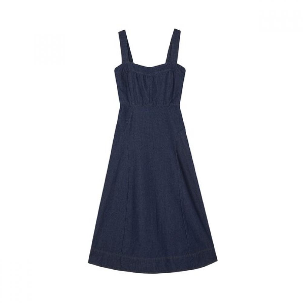 

Lap Denim Duesmoking Bustier Dress As1do280 DI (dark indigo)/S