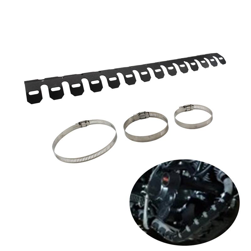 Motorrad Auspuff Schalldämpfer Rohr Schutz Beinschutz Hitzeschild Abdeckung Widerstandsfähig Für Gas EC 2T 4T FSR KLX Motocross Dirt Bike