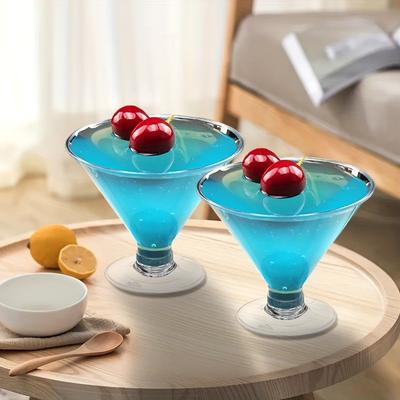 Value Pack 50pcs Disposable Short Stem Champagne Glass Restaurant Supplies