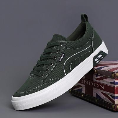 2024 New Men's Trendy Canvas Shoes Classic Versatile Youth Fashion Breathable Lightweight Low Top Casual Board Shoes Sneakers