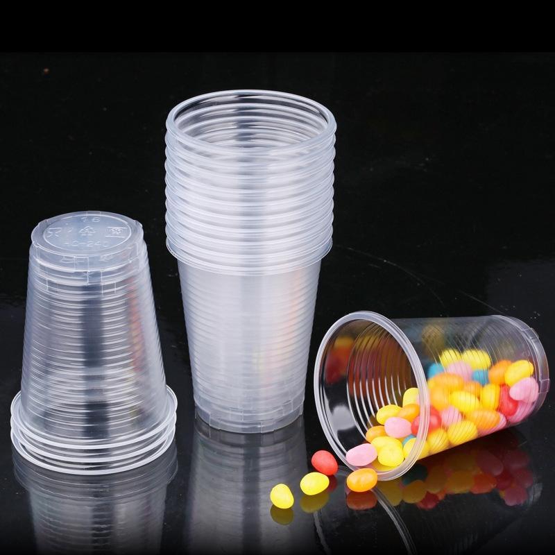 MARYYA Disposable Clear Plastic Cups