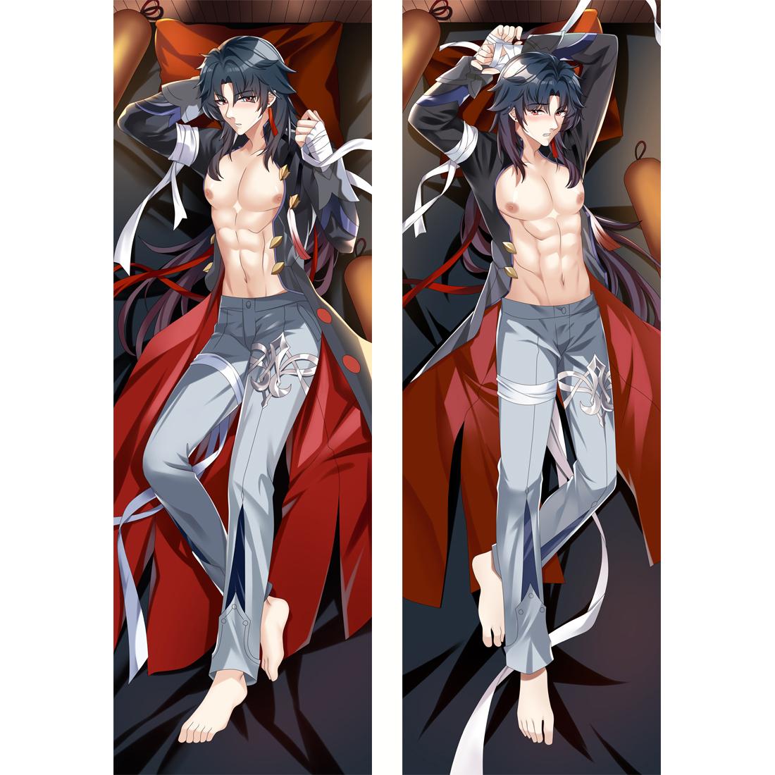

Honkai Star Rail Blade Косплей Dakimakura обнимающее тело наволочка аниме Otaku 2-сторонняя наволочка Чехлы для подушек Рождественские подарки 150x50cm Pillowcase