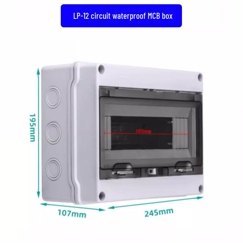 PZ30 Aufputz Wasserdichter Kunststoff MCB Kasten mit Fehlerstromschutz
