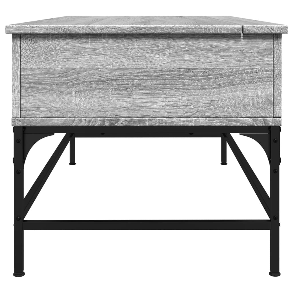  Coffee Table, Grey Sonoma Oak, 100x50x45 Cm