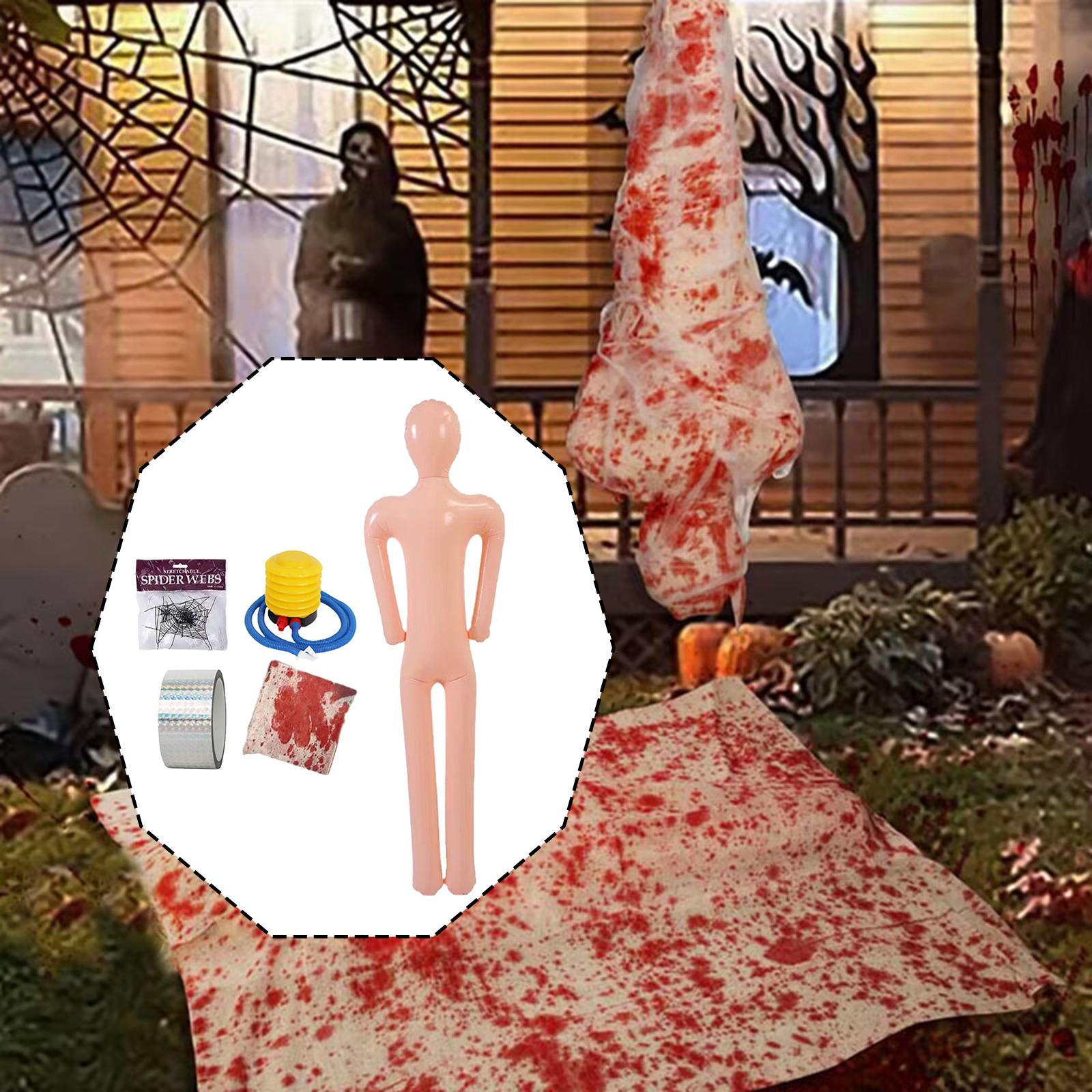 

Хэллоуин Реквизит Декорация Труп Надувной Манекен Декор Жуткий Лежащий Труп Style A