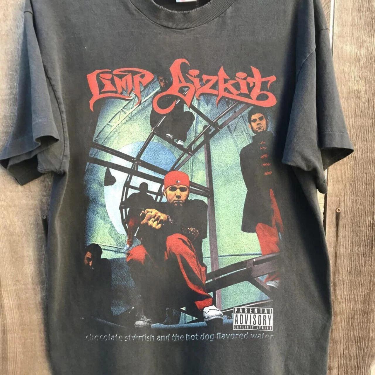 Limp Bizkit Band Tshirt, Vtg Limp Bizkit Retro Black Unisex Tshirt S-5XL S
