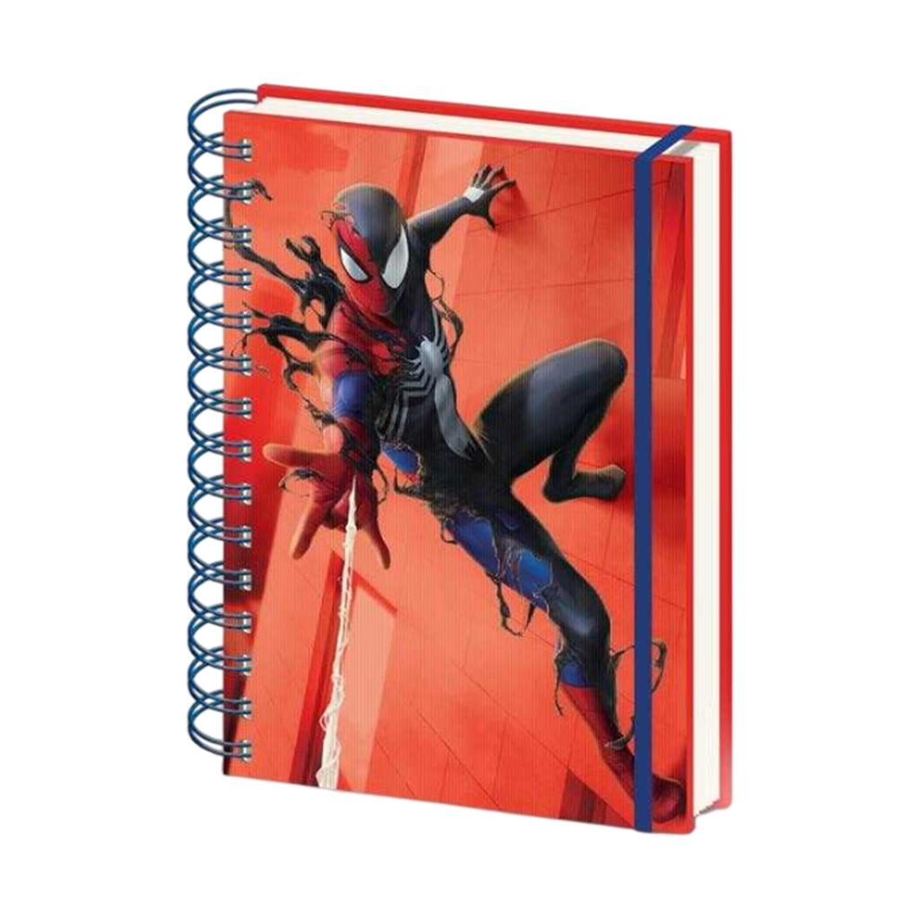 Spider-Man Caiet A5 Transformare Întunecată 3D și Lenticular