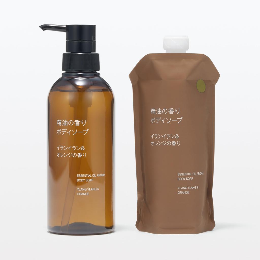 MUJI Essential Oil Scent Body Soap Ylang-Ylang and Orange 400mL OAR45A4A