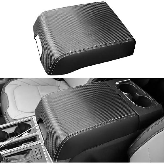INTGET Dashboard Cover Suitable for Ford F150 Accessories 2015-2020 2016 2017 2018 2019 Car Middle Cover Seat Armrest Gloves Protective Elbow