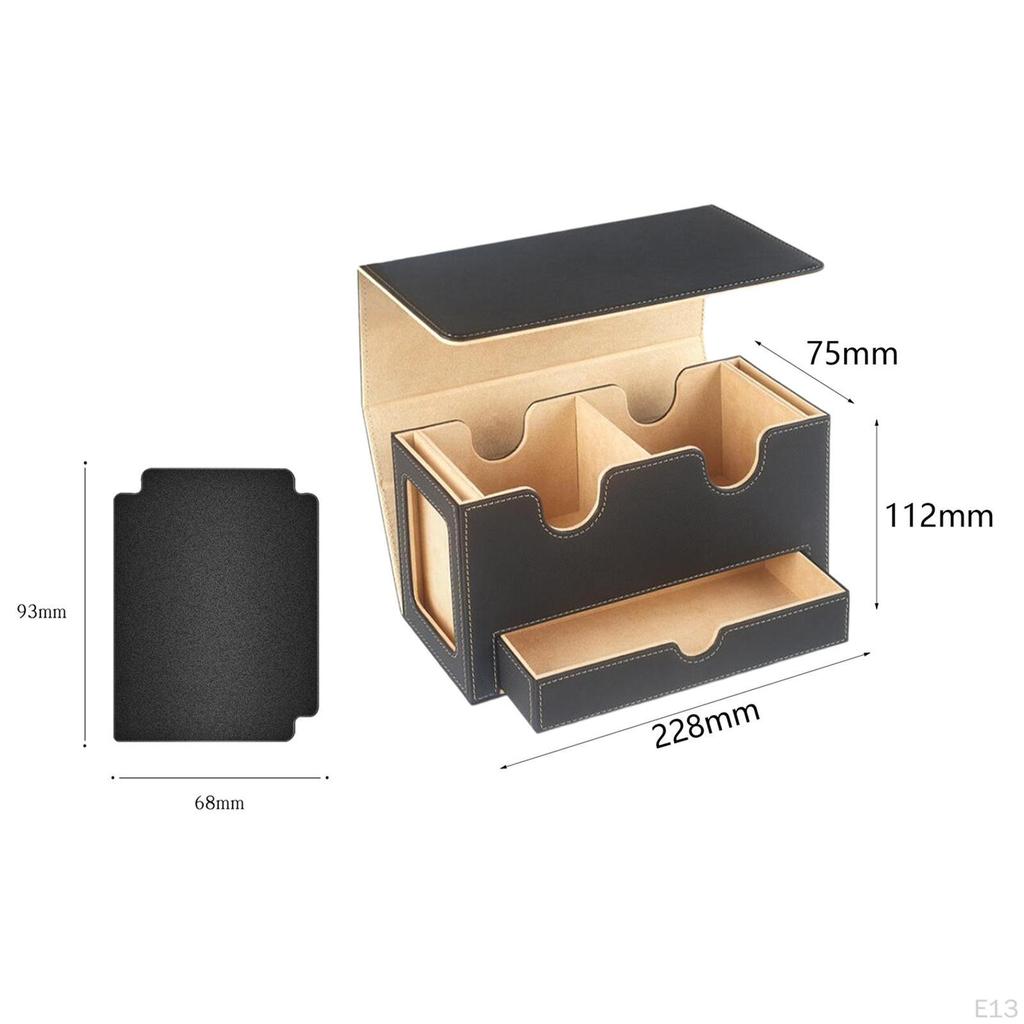 Card Deck Box for Organizing 320+ Cards - Stylish Storage Solution