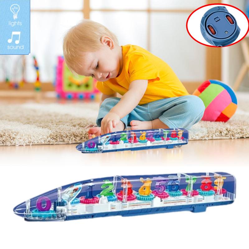 Sensory Calming Autism Led Light Train Toy With Music Special Needs Child Gift