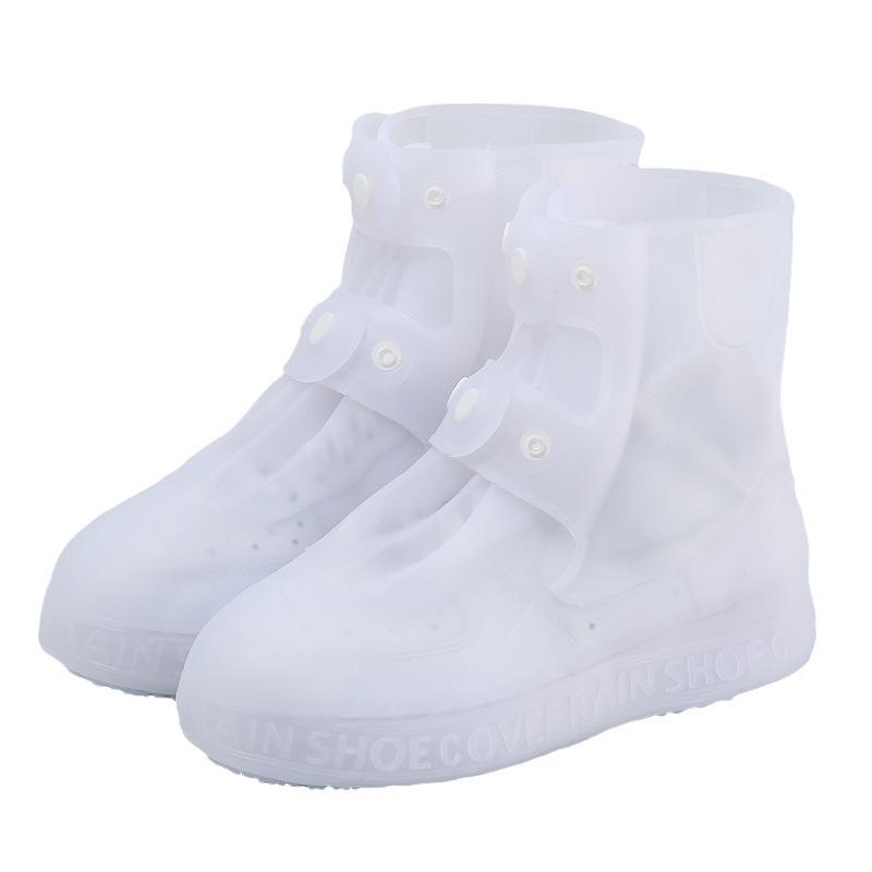 Repeated Use of Wear-resistant Thickened Rainproof Shoe Cover Children's Adult Silicone Shoe Cover Rainproof Shoe Cover Rain Boots Foot Cover