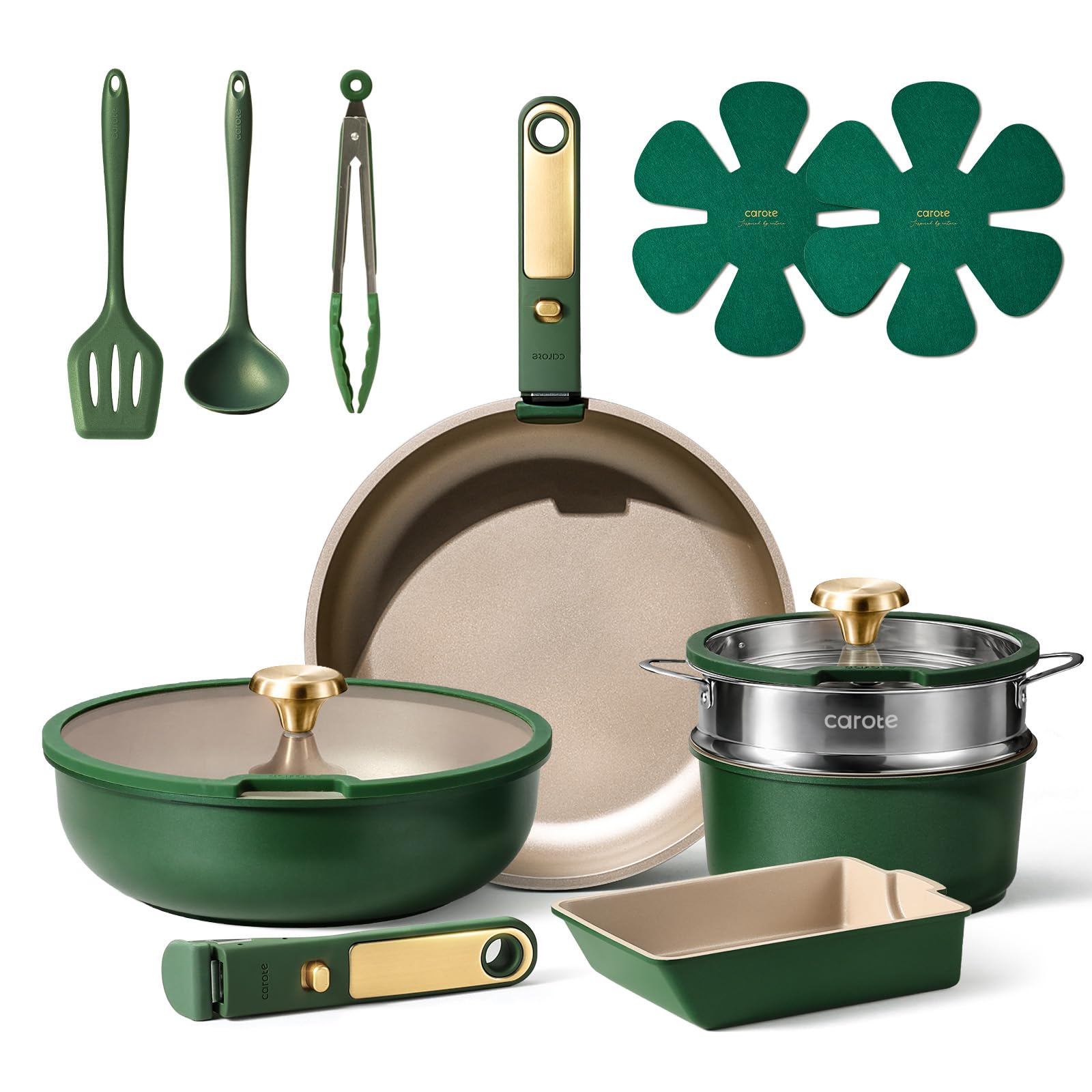 CAROTE Frying Pan 14 Dishwasher Induction