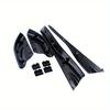 Per Hyundai Tucson 2004 2005 2006 2007 2008 Barre Portatutto per Tetto Auto Copri Piedini Tappo Finale Copertura Protettiva Nero Lucido Esterno 8 PZ