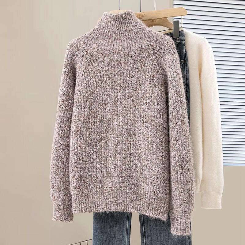 Silbaishe Women's Relaxed Fit Lapel Cardigan Sweater