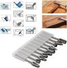 3*6 Double Grain Tungsten Steel Grind Head 10pc Hard Alloy Rotary File Electric Grind Mold Woodwork Grinding File Tool Set