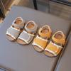 Girls Sandals 2025 Summer New Children's Baby Girl Shoes Soft-soled Little Princess Foreign Style Open-toed Sandals Summer Shoes