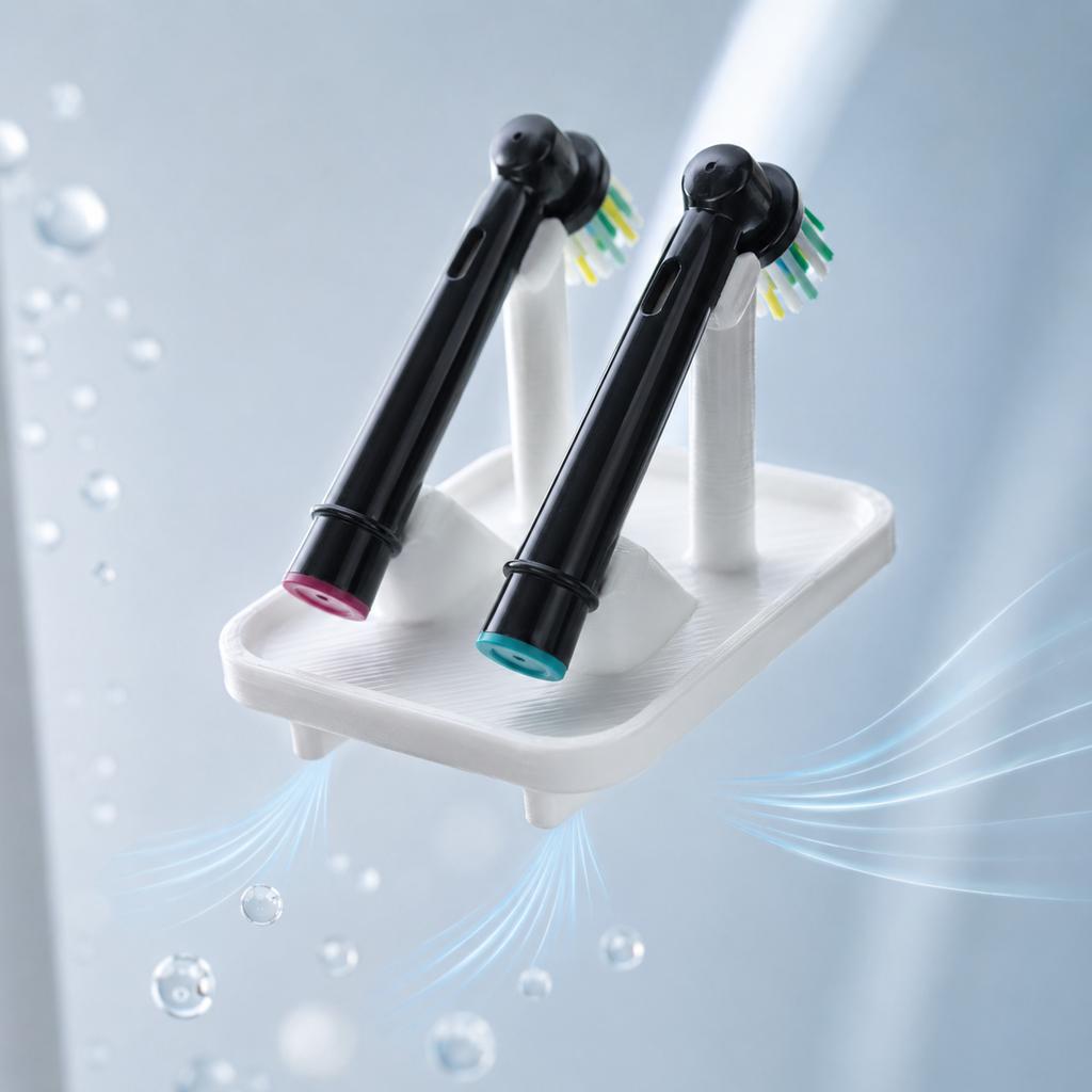 1pc 3D Printed Toothbrush Holder, Replacement Storage Rack for Electric Toothbrush, Bathroom  Organizer