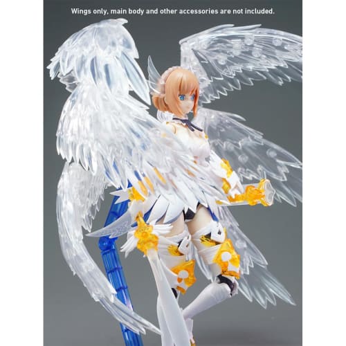 HiPlay Toyoha Six-Winged Angel Wings Transparent Accessory Pack, Pre-Colored Plastic Model Kit