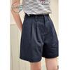 ZIHAN Women's Straight-Leg High-Waist Casual Shorts