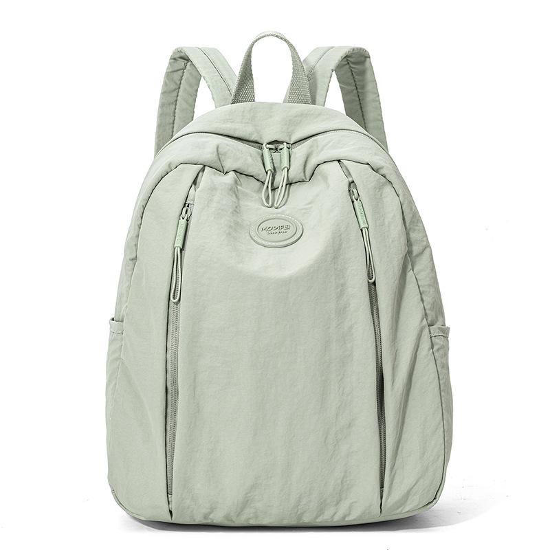 Solid Color Large Capacity Backpack Women's Travel Backpack