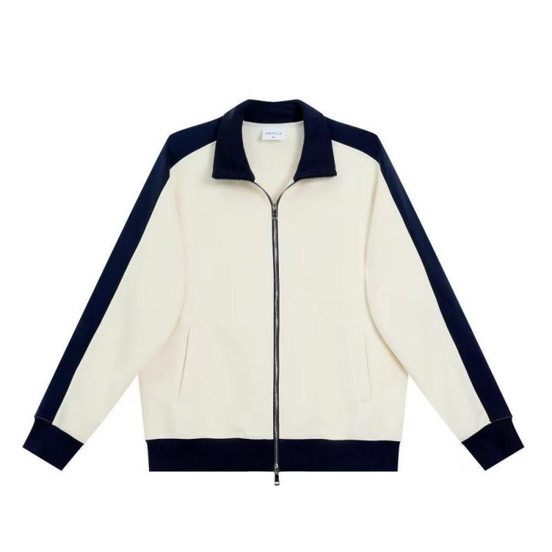 Unisex Oversized Stand Collar Zip-Up Hoodie
