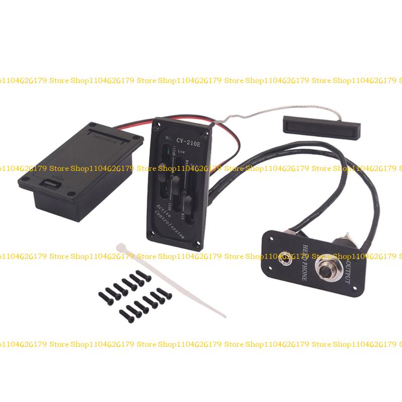 A1A2 Active Tone Control Electric Violin Piezo Preamp Pickup Noise Low Operations