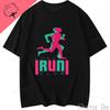 Casual Loose Cotton Oneck Sport T Shirt Run Fit Running Classics  Graphic T Shirts Unisex Women Streetwear Clothes